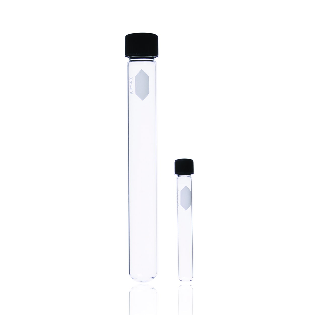 Culture tubes with screw cap, KIMAX®