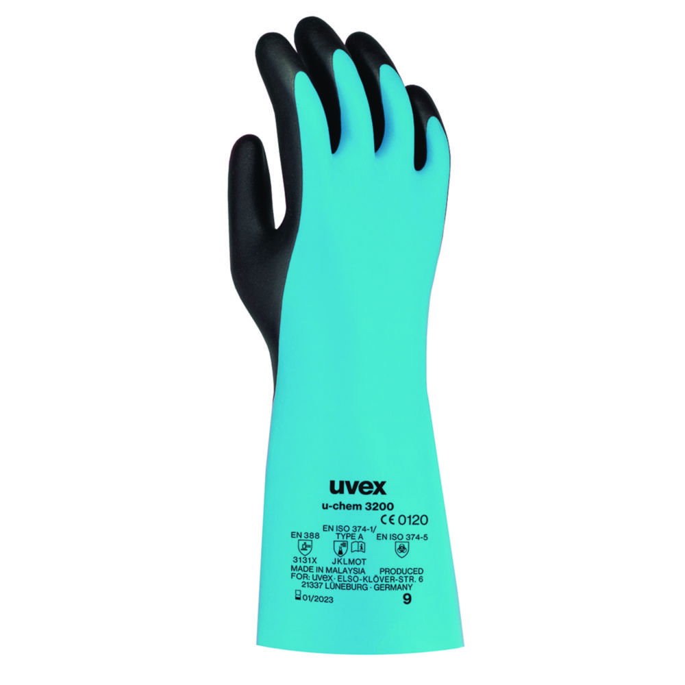 Рукавички хімічного захисту uvex u-chem 3200, NBR, 9