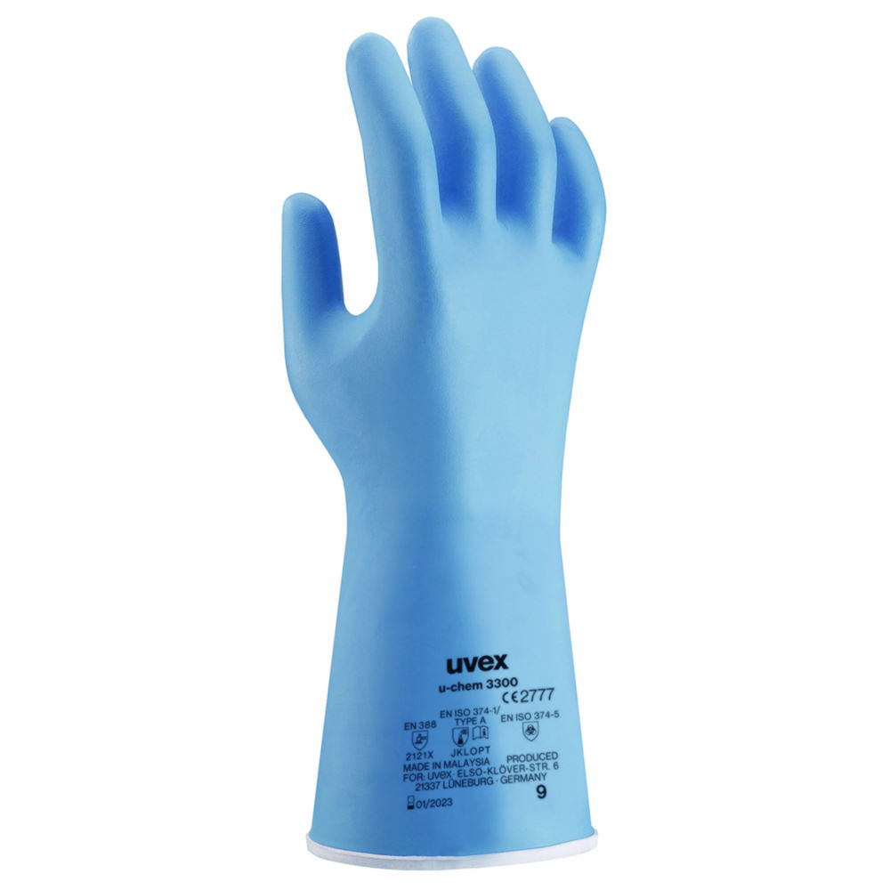 Рукавички хімічного захисту uvex u-chem 3300, NBR, 9