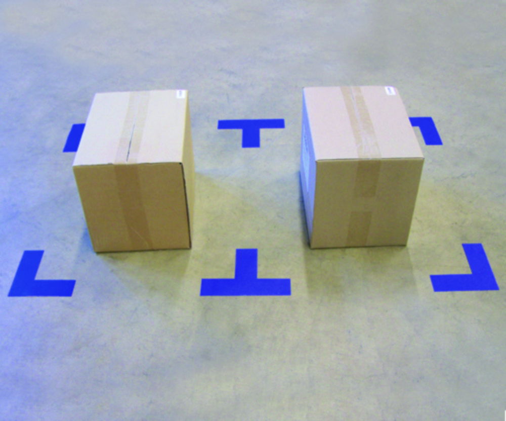 Bodenmarkierungen DuraStripe® Supreme V, abgerundete Ecken