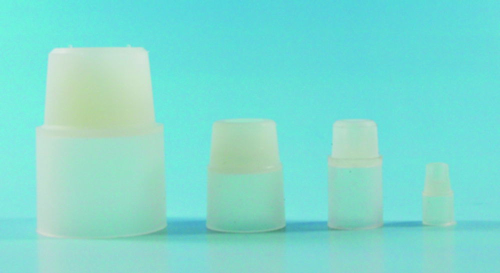 Stopfen, Silikon, mit umstülpbarem Rand