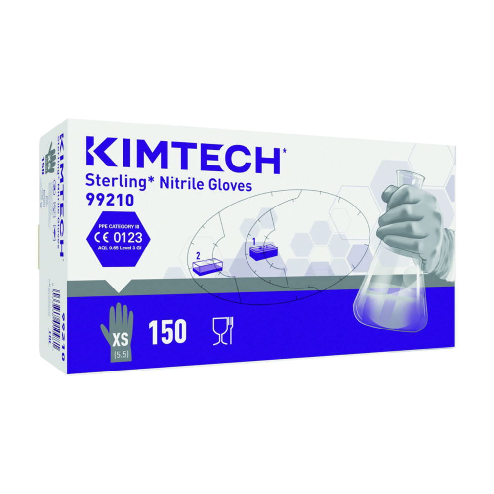 Одноразові рукавички Kimtech Sterling, нітрилові, 250 мм, L (8-9)