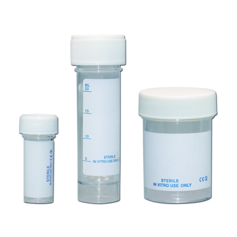 LLG-Sample containers, PS, with screw cap, sterile LLG-Sample containers, PS, with screw cap, sterile