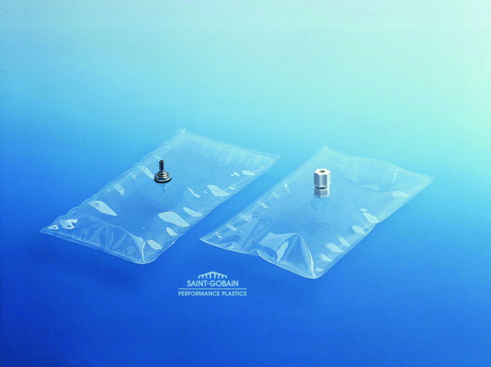 Probenbeutel, FEP, mit Ein/Aus-Ventil