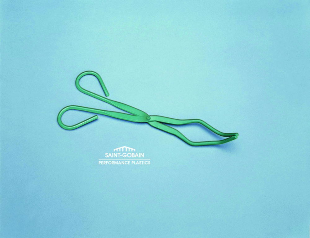 Tiegelzange, Edelstahl, PTFE beschichtet