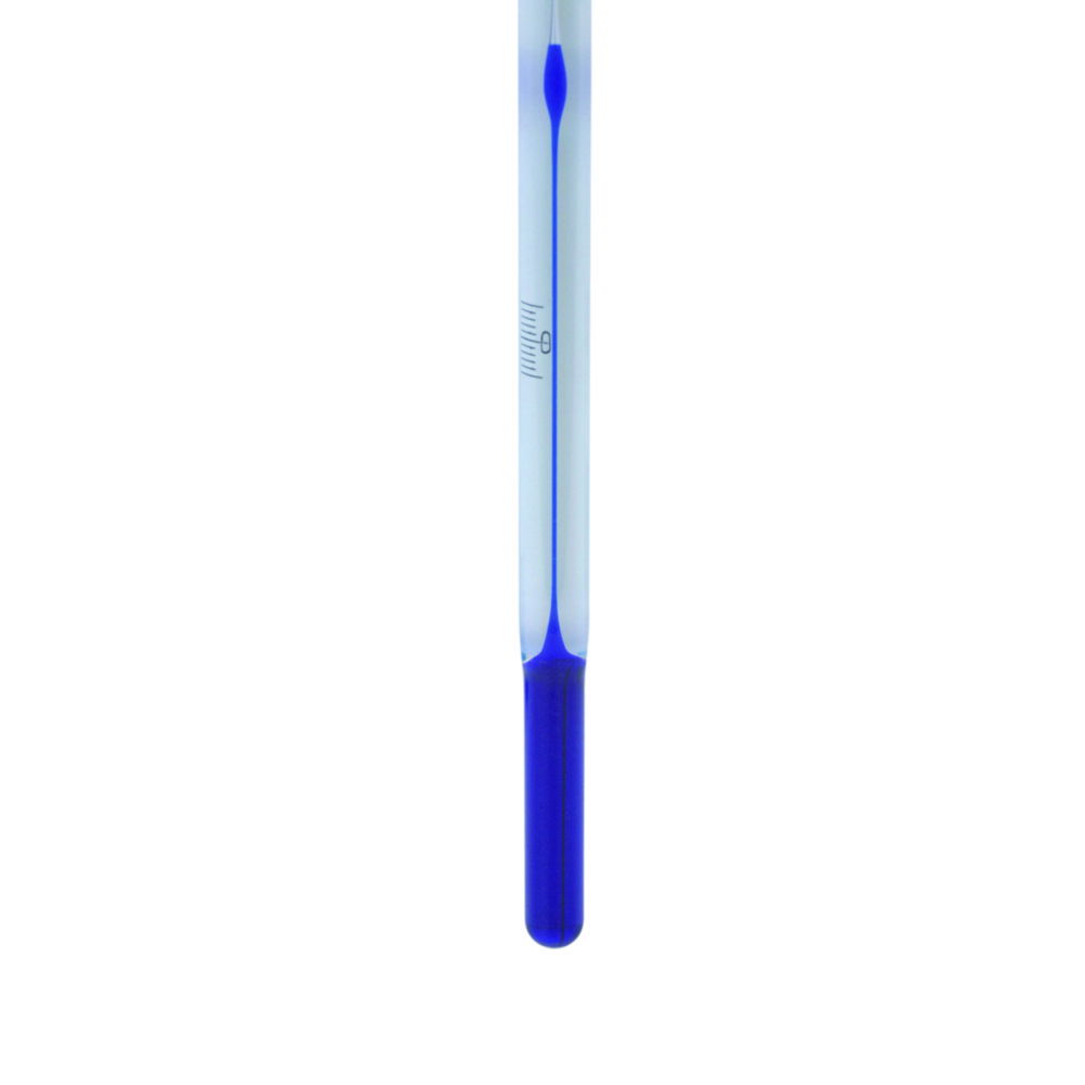 ASTM-Thermometer ACCU-SAFE, Stabform, Eintauchtiefe total, mit Hilfsskala