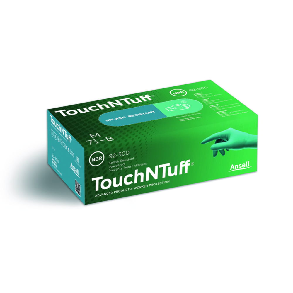 Одноразові рукавички нітрилові неопудрені Touch N Tuff®, 240 мм, XL (9,5 bis 10)
