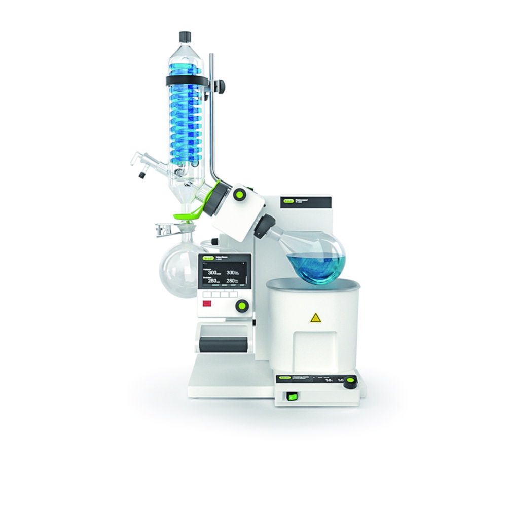 Rotary evaporator Rotavapor® R-300 System with Interface I-300 and heating bath B-301 Rotary evaporator Rotavapor® R-300 System with Interface I-300 and heating bath B-301