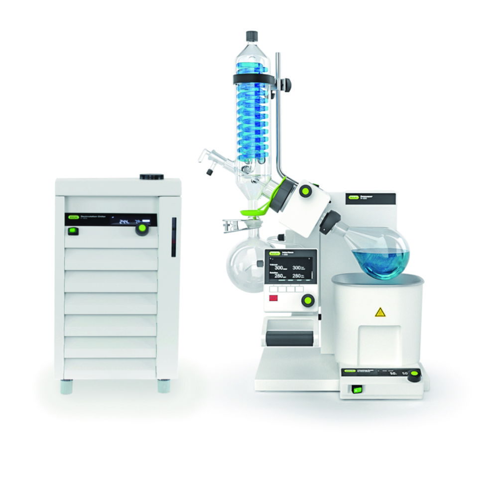 Rotavapor® Р-300 система с интерфейсом I-300 с рециркуляционным охладителем F-305, да, B-305