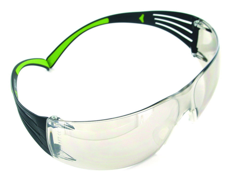 Захисні окуляри SecureFit™ 400, чорний/зелений, сірі, 2C-1.2, UV, захист від подряпин та запотівання