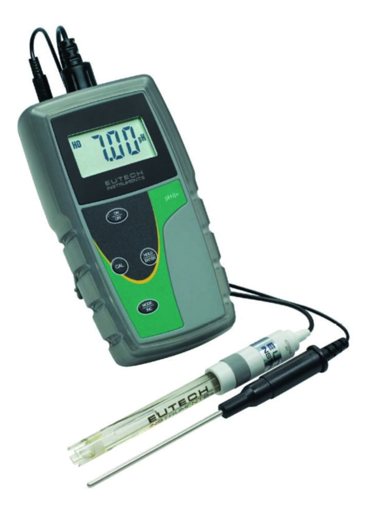 pH/мВ/°C метр Eutech™ pH6+/pH5+ серій, PH603+K, з комбінованим електродом 3-в-1