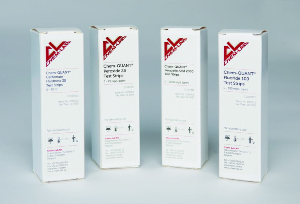 Тест-смужки Chem-QUANT®, Пероцтова кислота 50, 0 - 5 - 10 - 20 - 30 - 50 mg/l