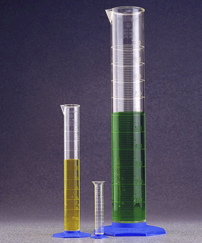 Вимірювання циліндрів Nalgene, PMP, PP