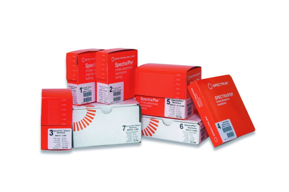 Dry RC Dialysis Tubing Spectra/Por® 1, 2, 3 and 4