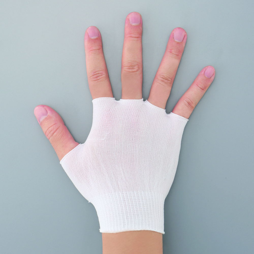 Unterziehhandschuhe Halbfinger, Nylon
