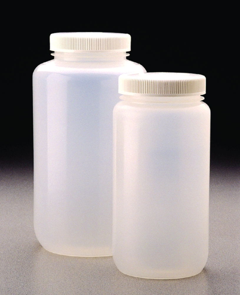 Великі широко ротом пляшки Nalgene, PPCO, із закриттям, PP, 100 мм, 4000 мл