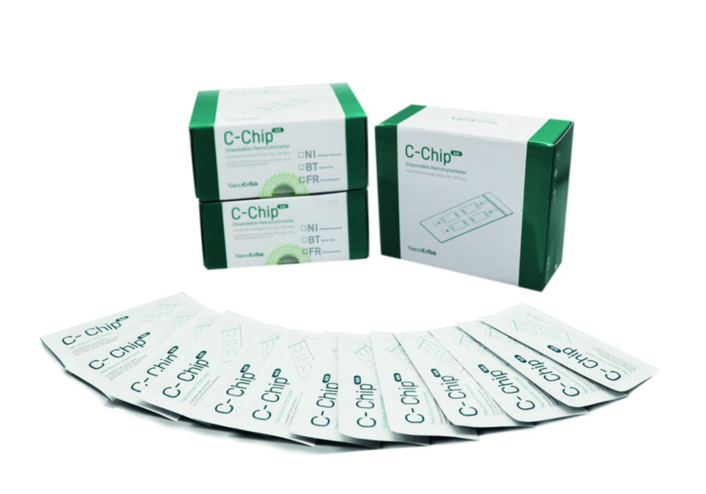 Zählkammern C-Chip, vier Kammern