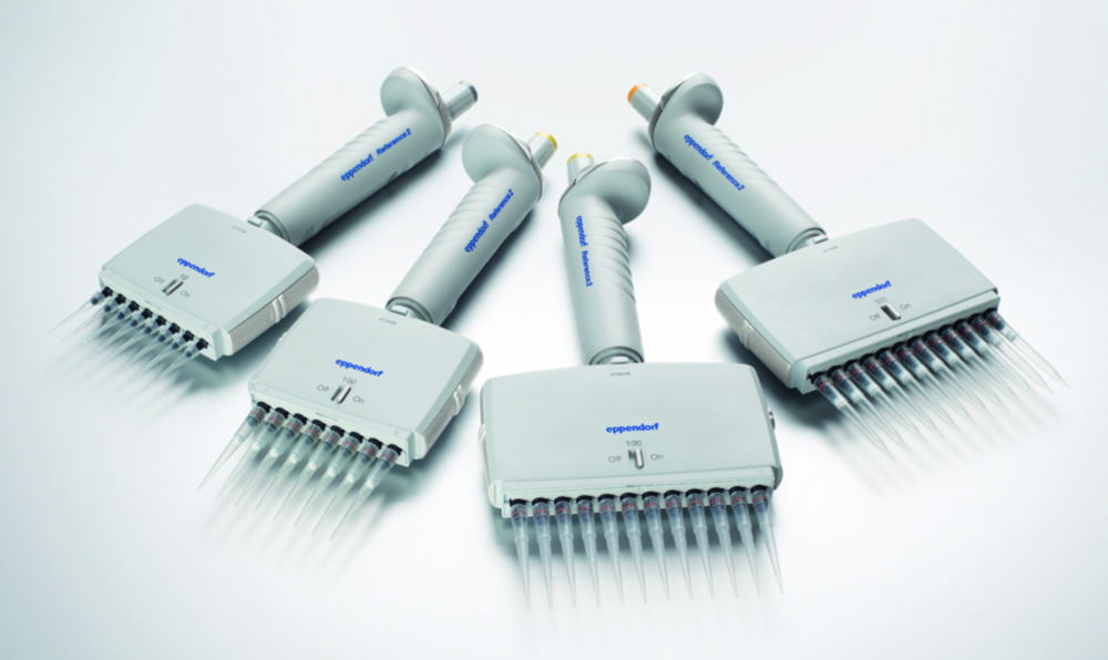 Багатоканальні мікролітрові піпетки Eppendorf Reference® 2 (ПРОДУКТ ЄС IVD), змінна