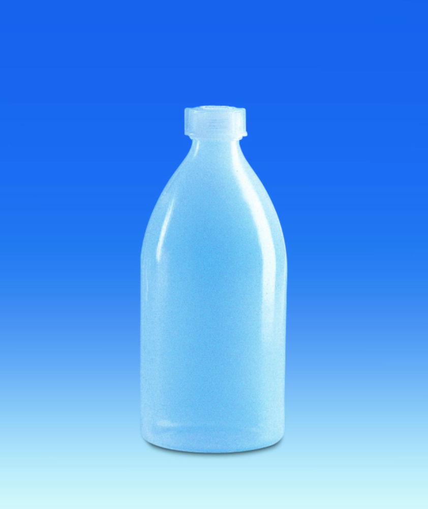 Пляшки з вузьким ротом, з гвинтовим ковпачком, LDPE, 28 GL, 94 мм