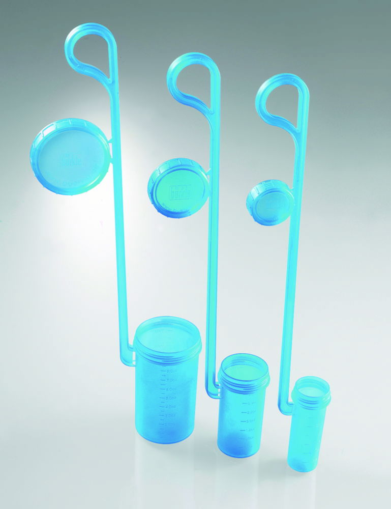Probenschöpfer DispoDipper LaboPlast® / SteriPlast®, PP, blau transparent