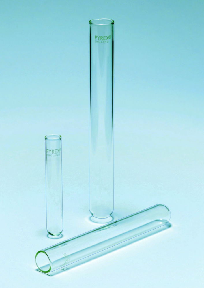 Пробірки, боросилікатне скло PYREX®, 200 мм, 24 мм, мл