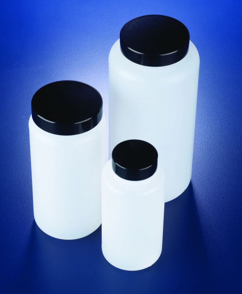 Широкі ротові пляшки, HDPE з гвинтовим ковпачком, PP /PVDC