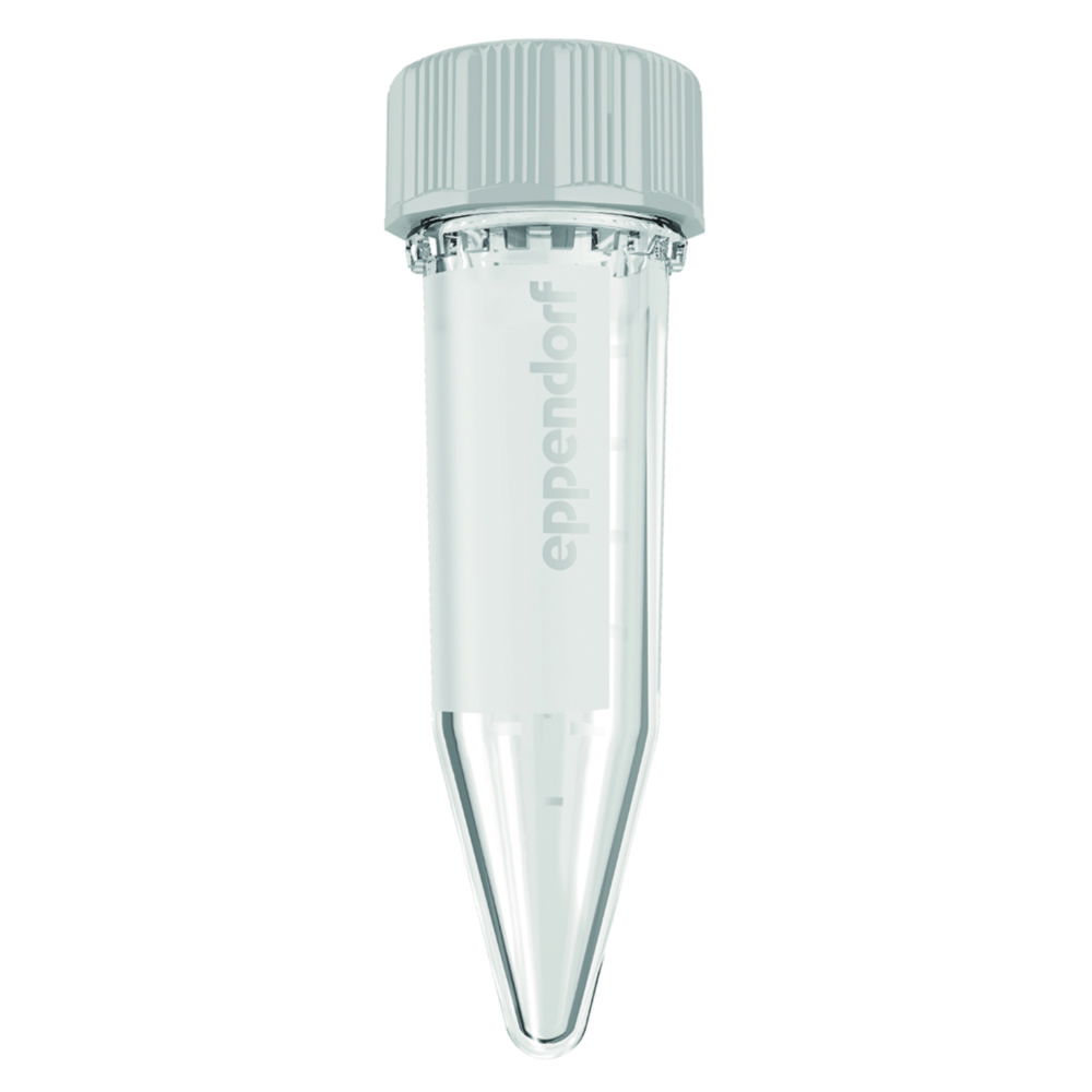 Пробірки Eppendorf® 5,0 мл, ПП, 4 пакети по 50 шт., Пробірки Eppendorf®5.0 мл, криміналістичний DNA Grade