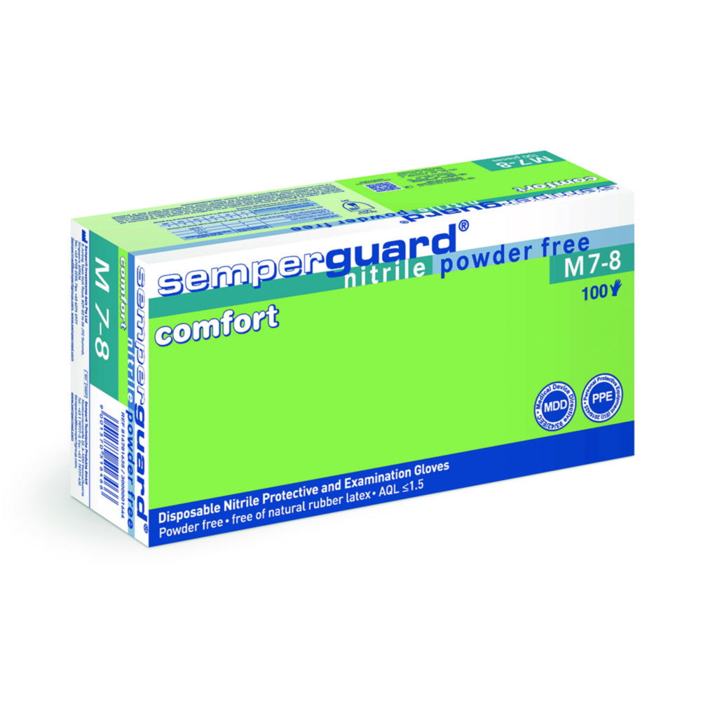 Одноразові рукавички, Semperguard® комфорт Nitrile, 240 мм, XL (9-10)