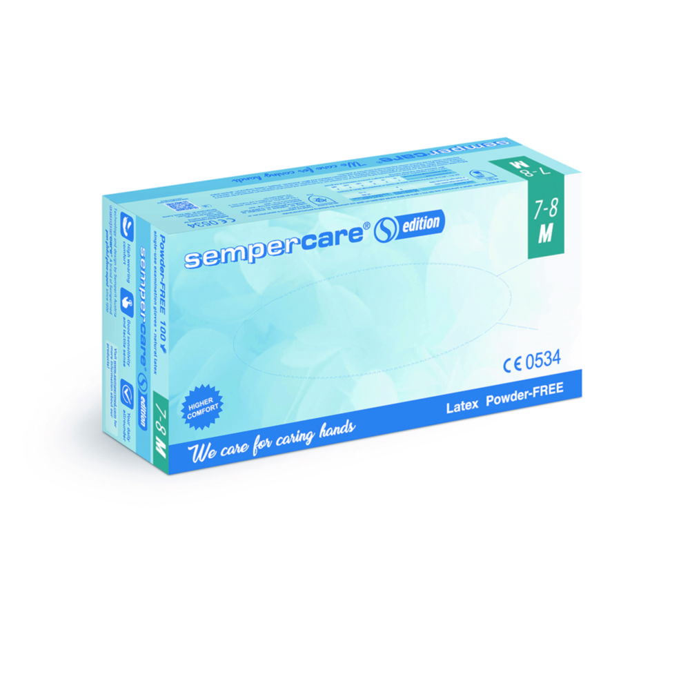 Одноразові рукавички Sempercare® Edition, латекс, XL, 240 мм