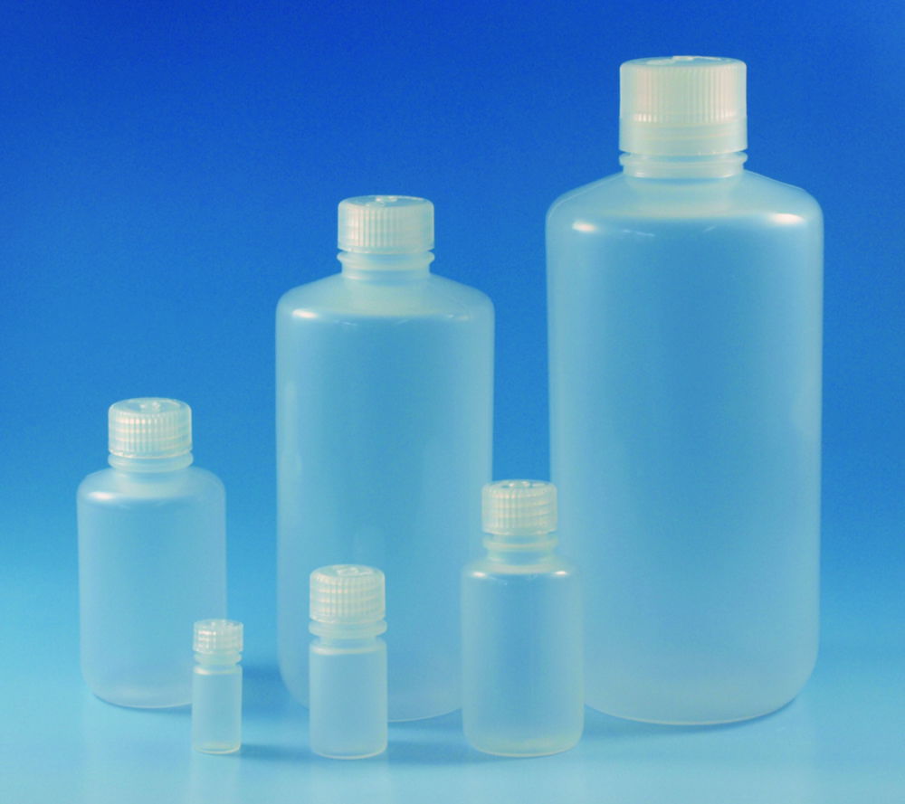 Бутылки с узкой горловиной с резьбовой крышкой. Полипроилен Nalgene™ Тип 2006, 28 мм, 500 мл