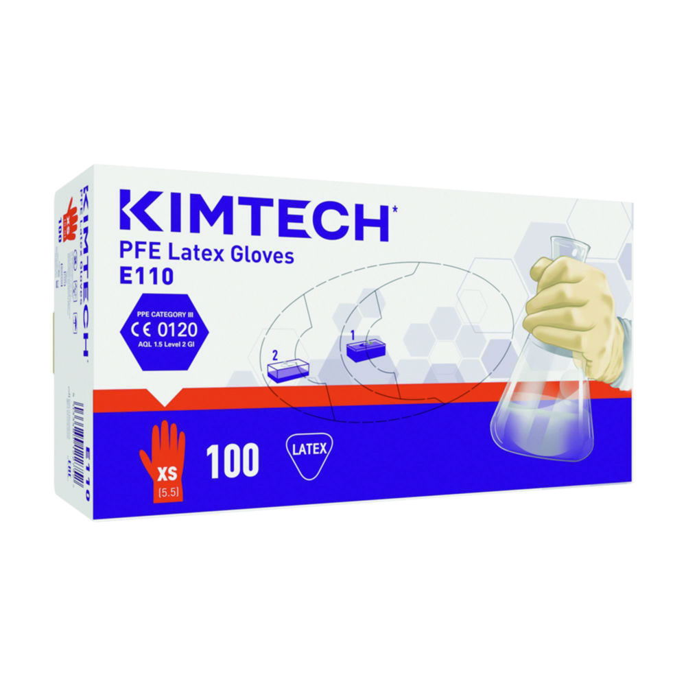 Одноразові рукавички Kimtech™ PFE, латексні, 250 мм, XL (9 - 10)