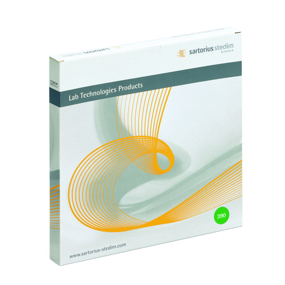 Filtrierpapier Sorte 390, Grünpunkt, quantitativ, Rundfilter