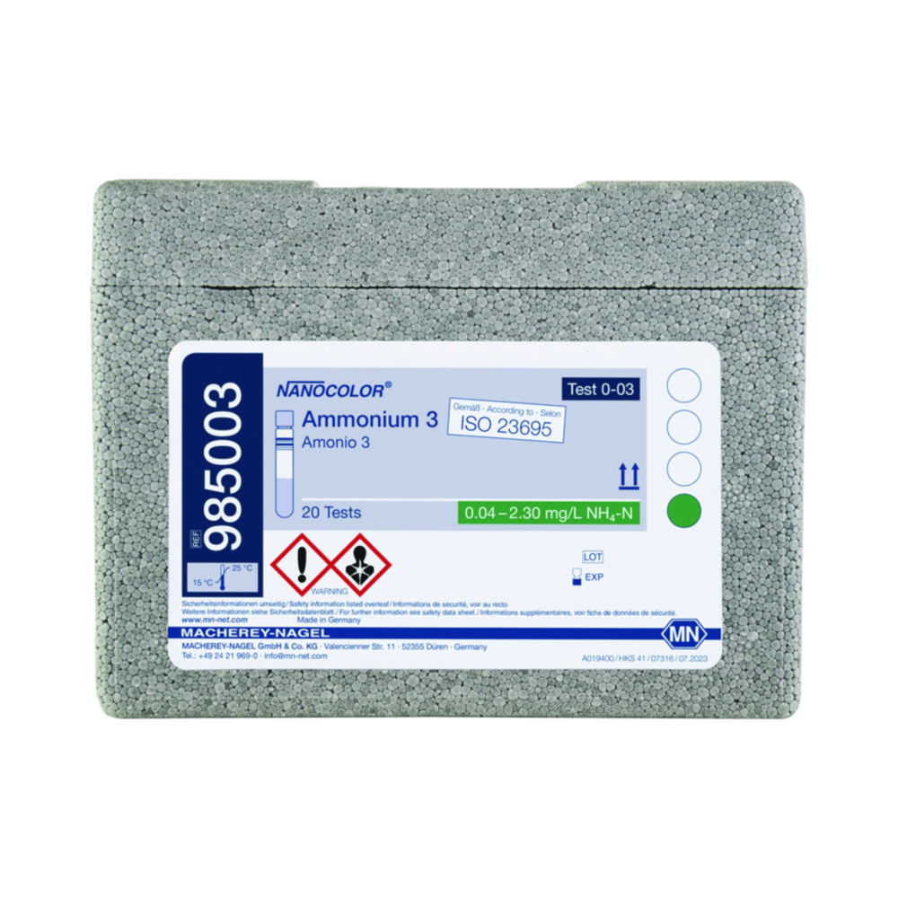 Rundküvettentests NANOCOLOR® Ammonium
