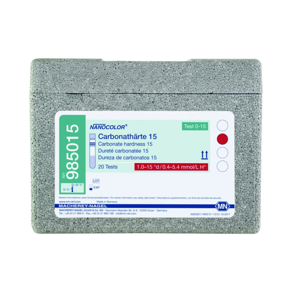 Rundküvettentests NANOCOLOR® Härte