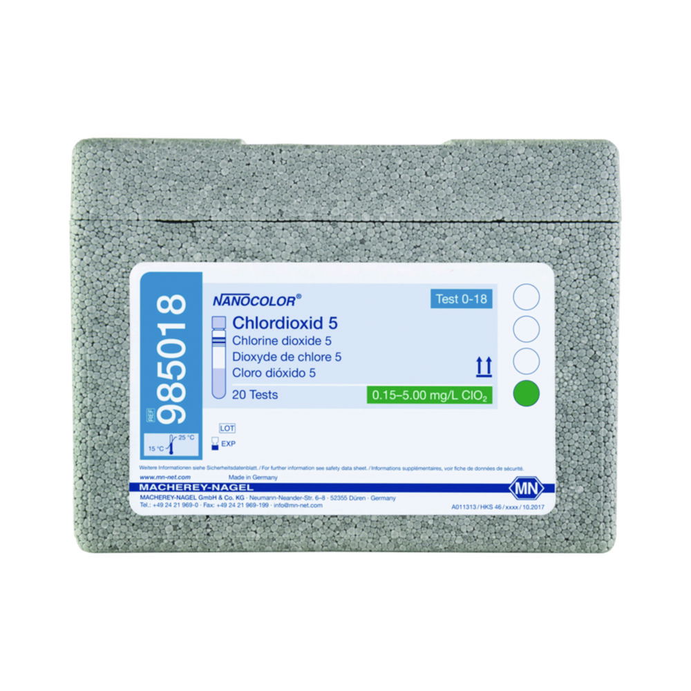 Rundküvettentests NANOCOLOR® Chlor / Chlorid