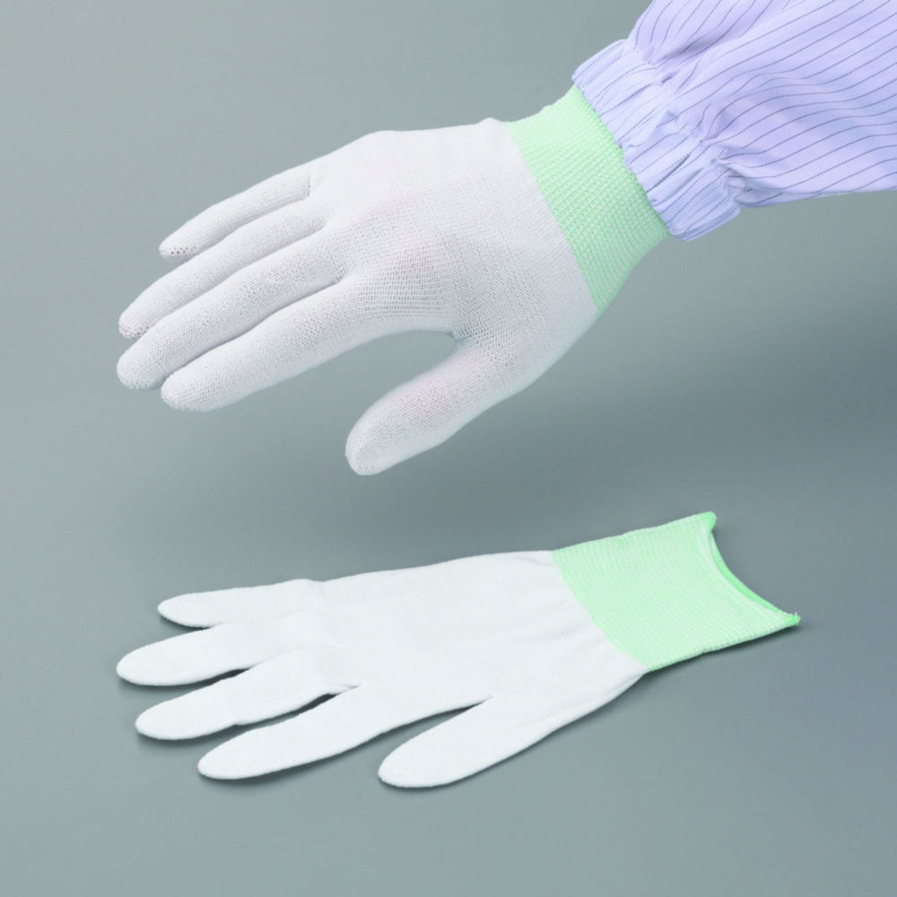 Unterziehhandschuhe, ASPURE SILVIX, weiß, Nylon