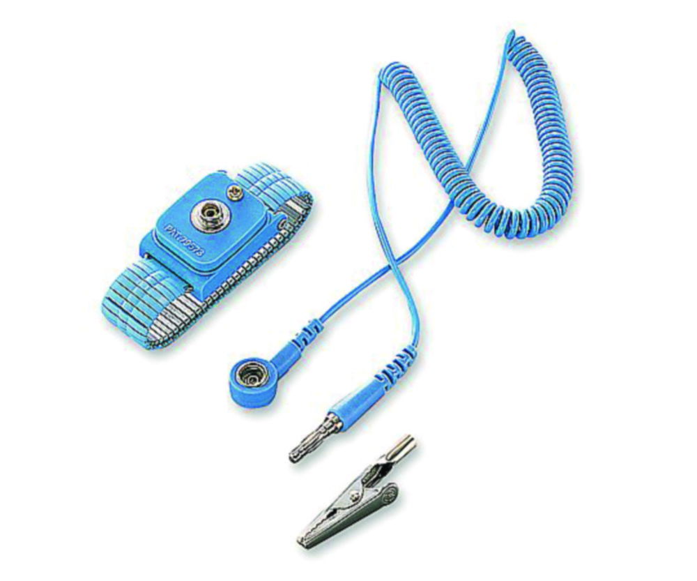 ESD-Wrist Ремені ASPURE, нержавіюча сталь, 1,8 м, 125 мм