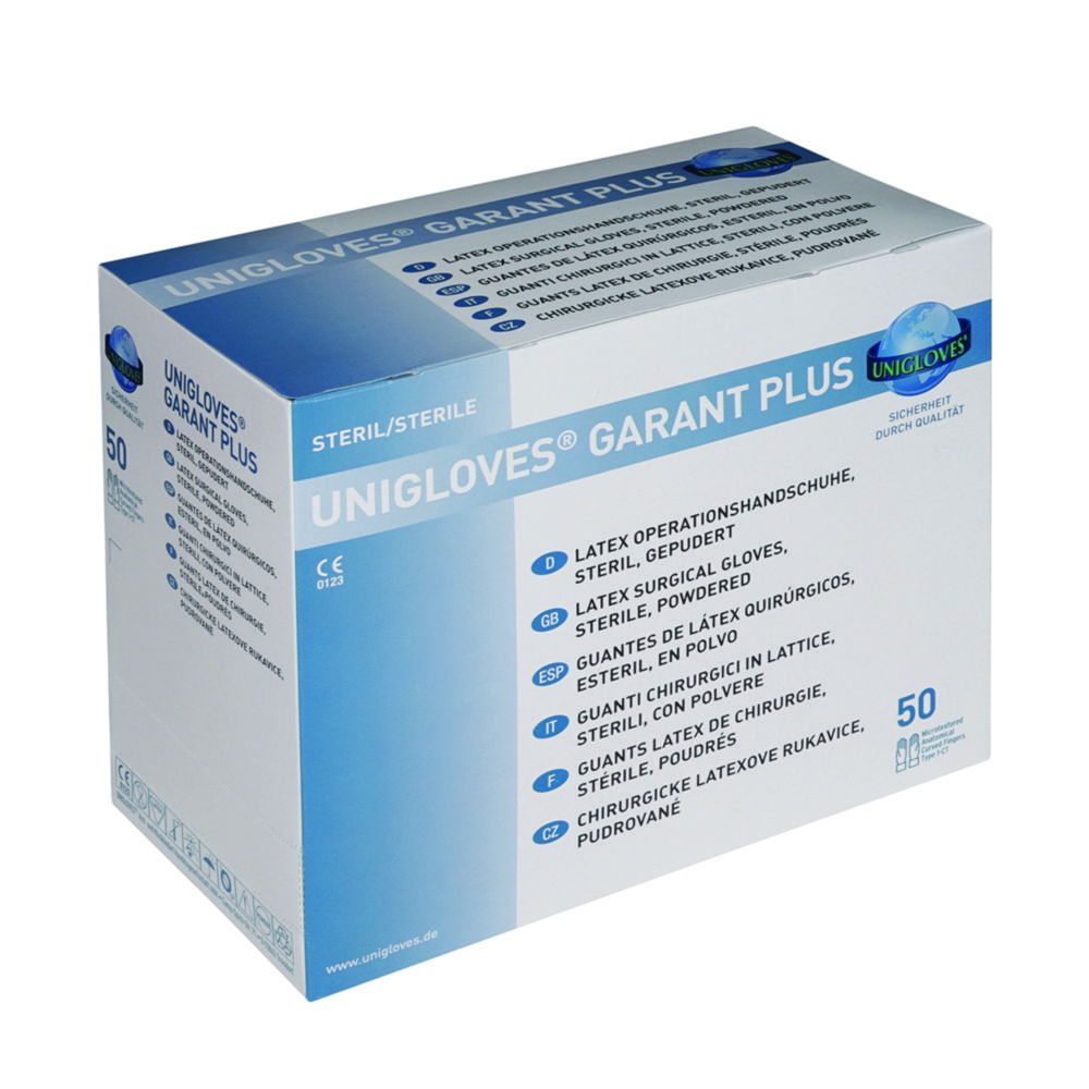 Одноразові рукавички OP, GARANT PLUS, латекс, стерильні