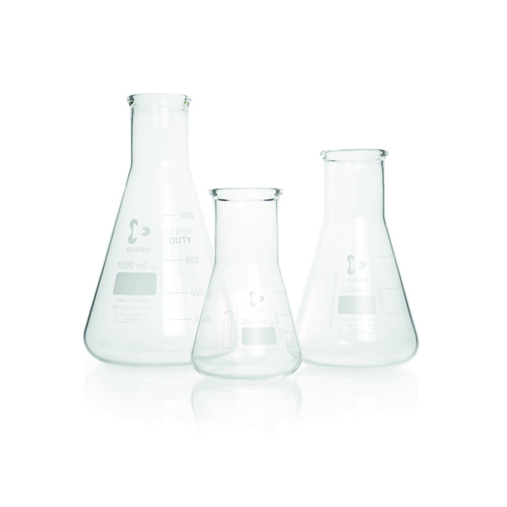 Erlenmeyer flasks DURAN® Super Duty, wide neck