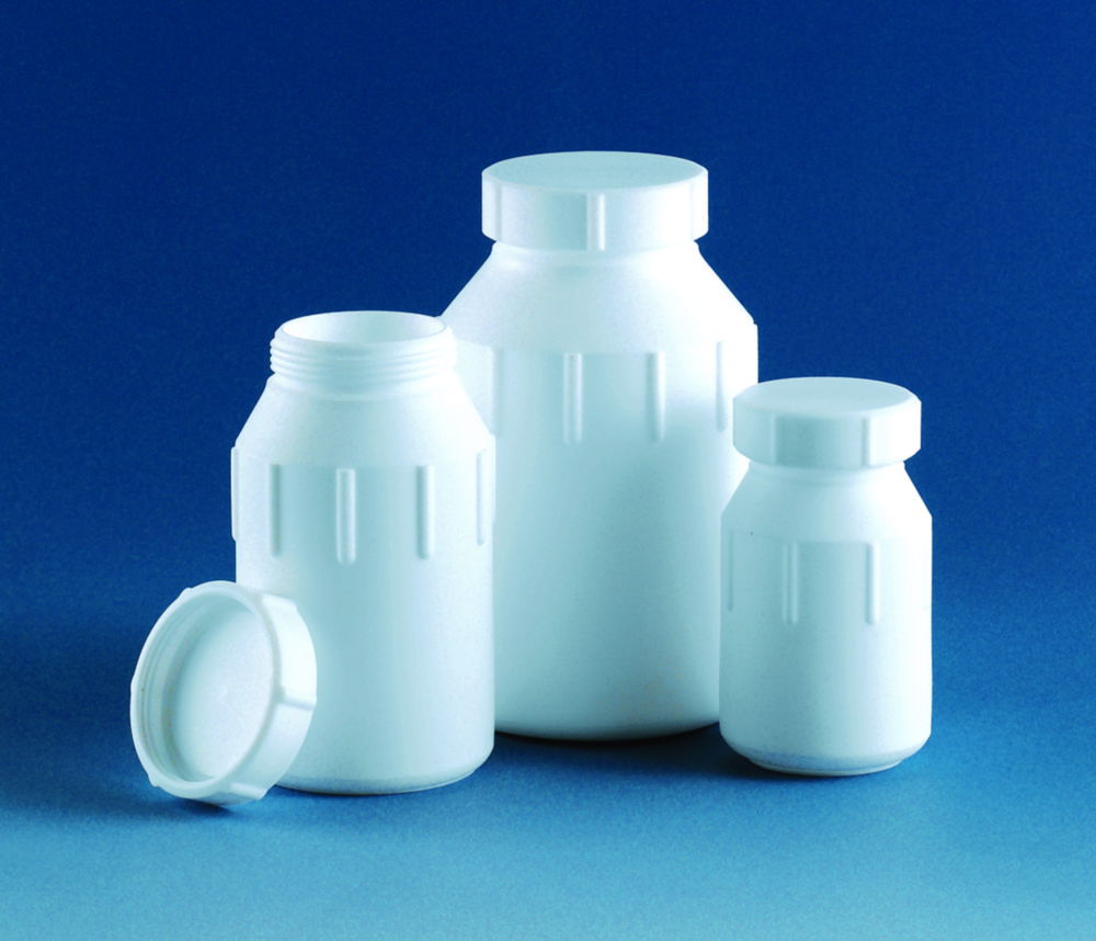 Широко рт пляшки, PTFE, з гвинтовою кришкою, 80 мм, 52 мм