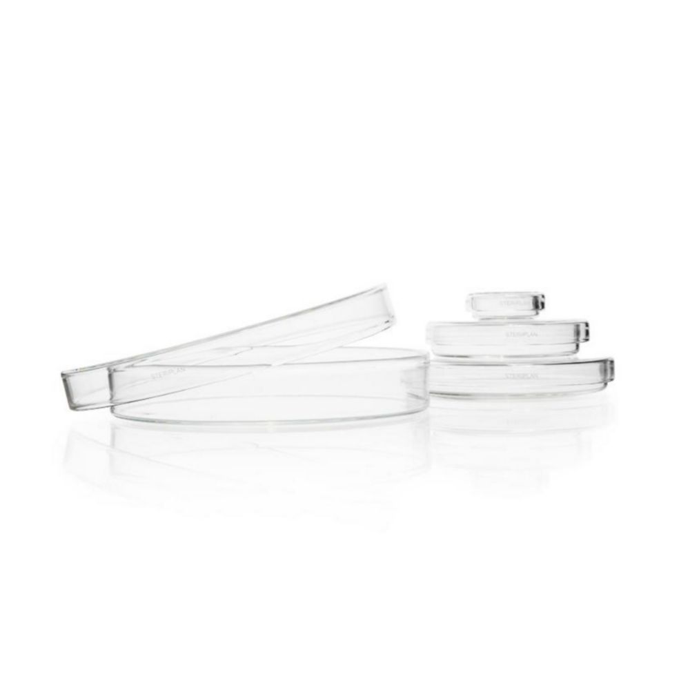 Petrischalen,  Kalk-Soda-Glas