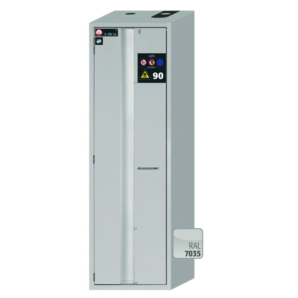 Sicherheitsschränke S-PHOENIX Vol. 2-90 mit Falttüren, 3 Fachböden, pulverbeschichtetes Stahlblech