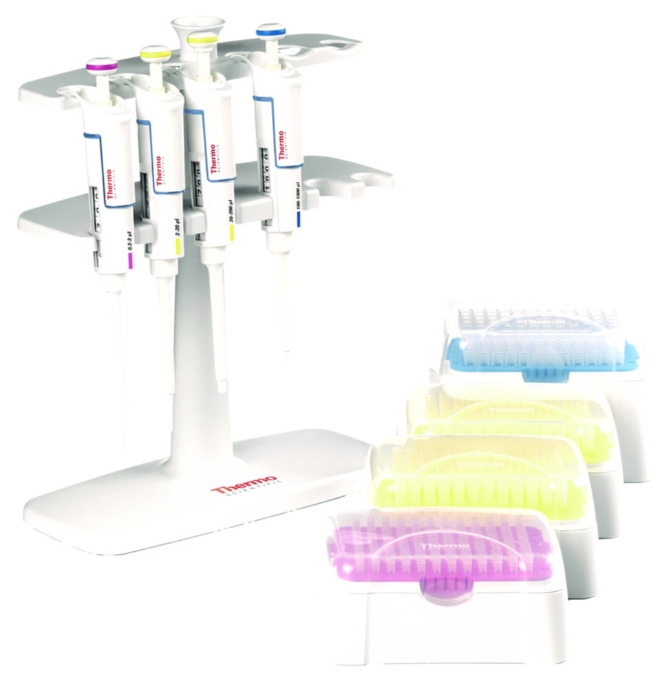 Einkanal-Mikroliterpipetten Finnpipette™ F1 GLP Kit