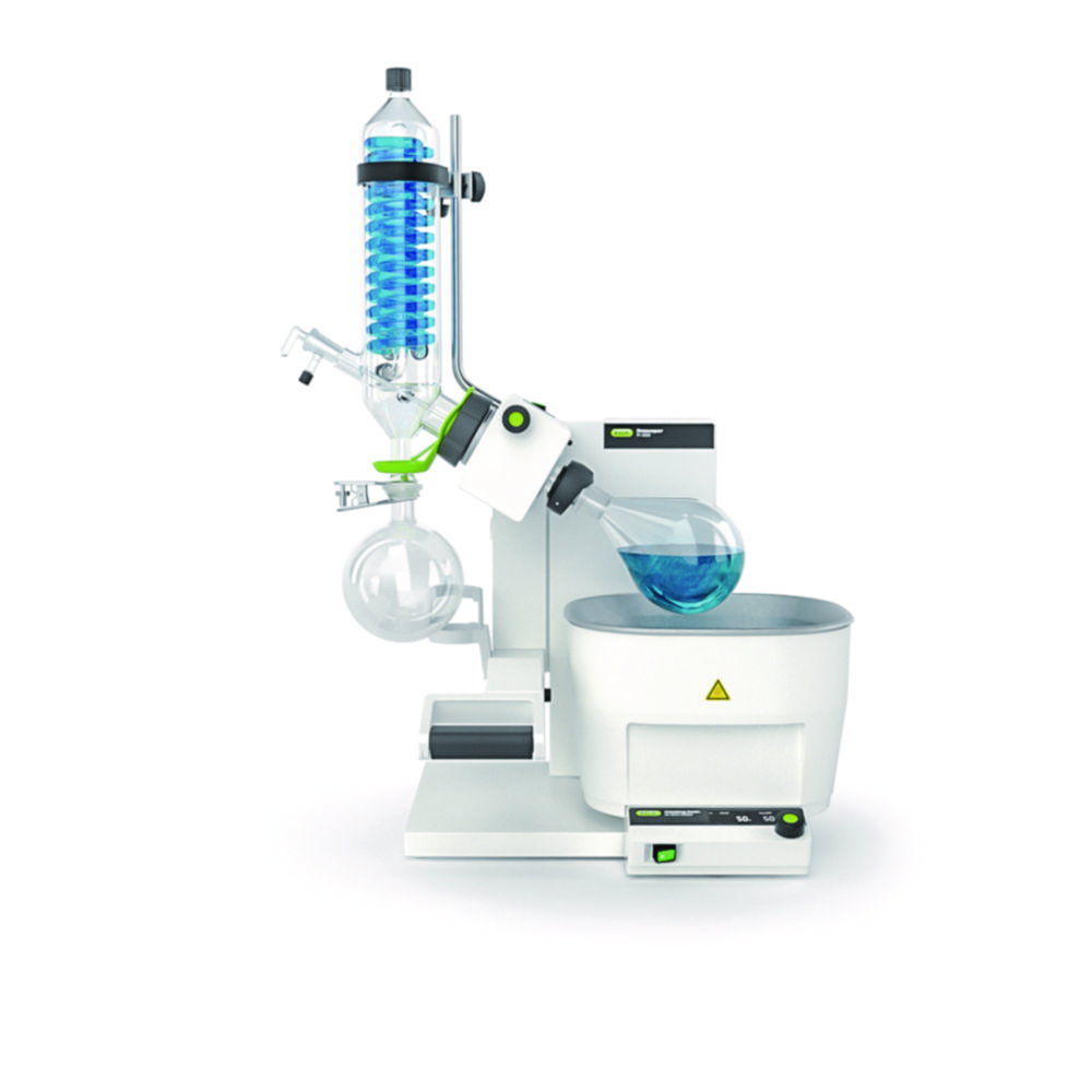 Evaporatore rotante Rotavapor® R-300, con bagno riscaldante B-305 e condensatore verticale