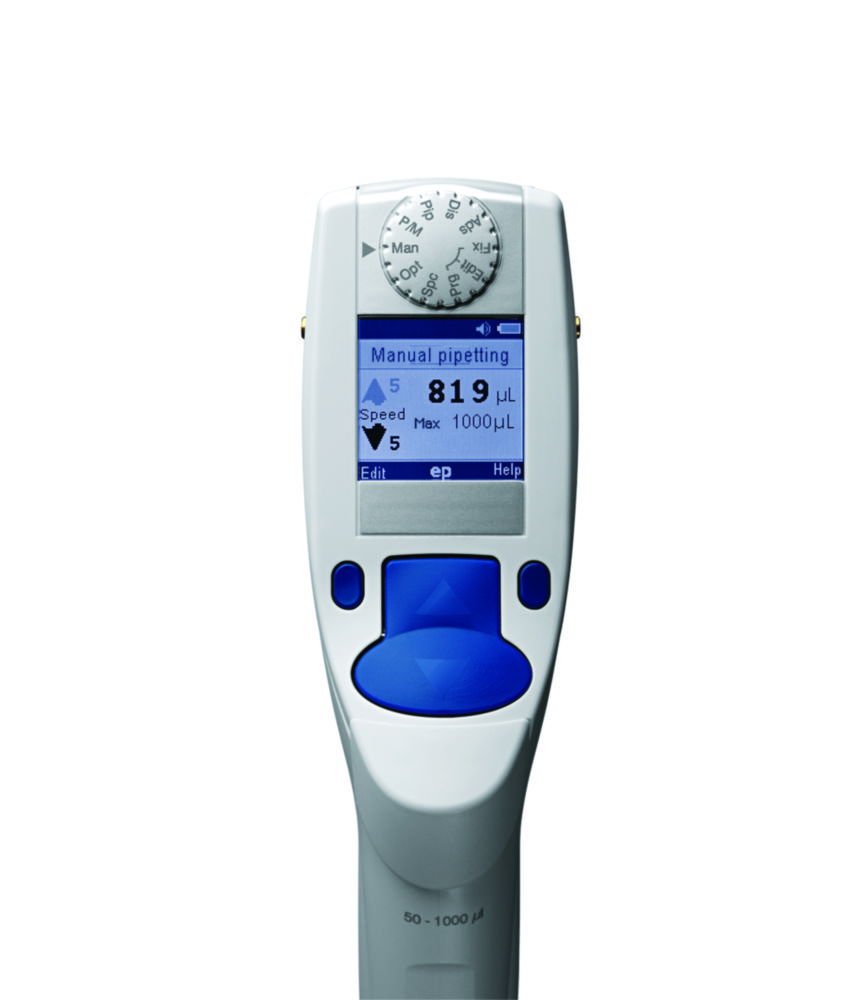 Електронні одноканальні мікролітрові піпетки Eppendorf Xplorer® plus, змінний об'єм, Жовтий, 0,1 мкл