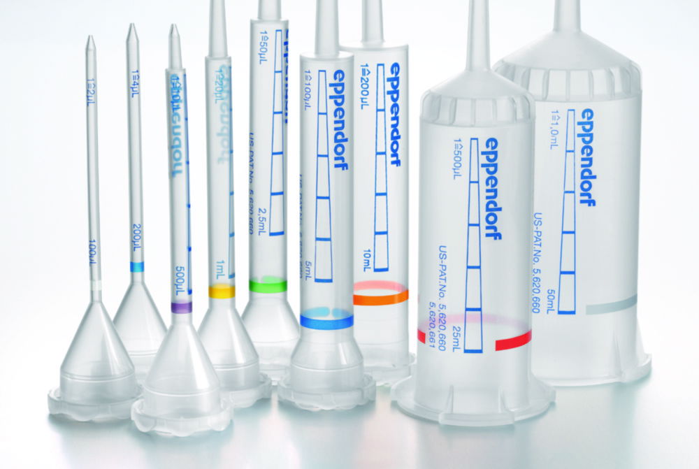 Поради по піпетки Eppendorf Combitips просунуті®, 5 мл, синій
