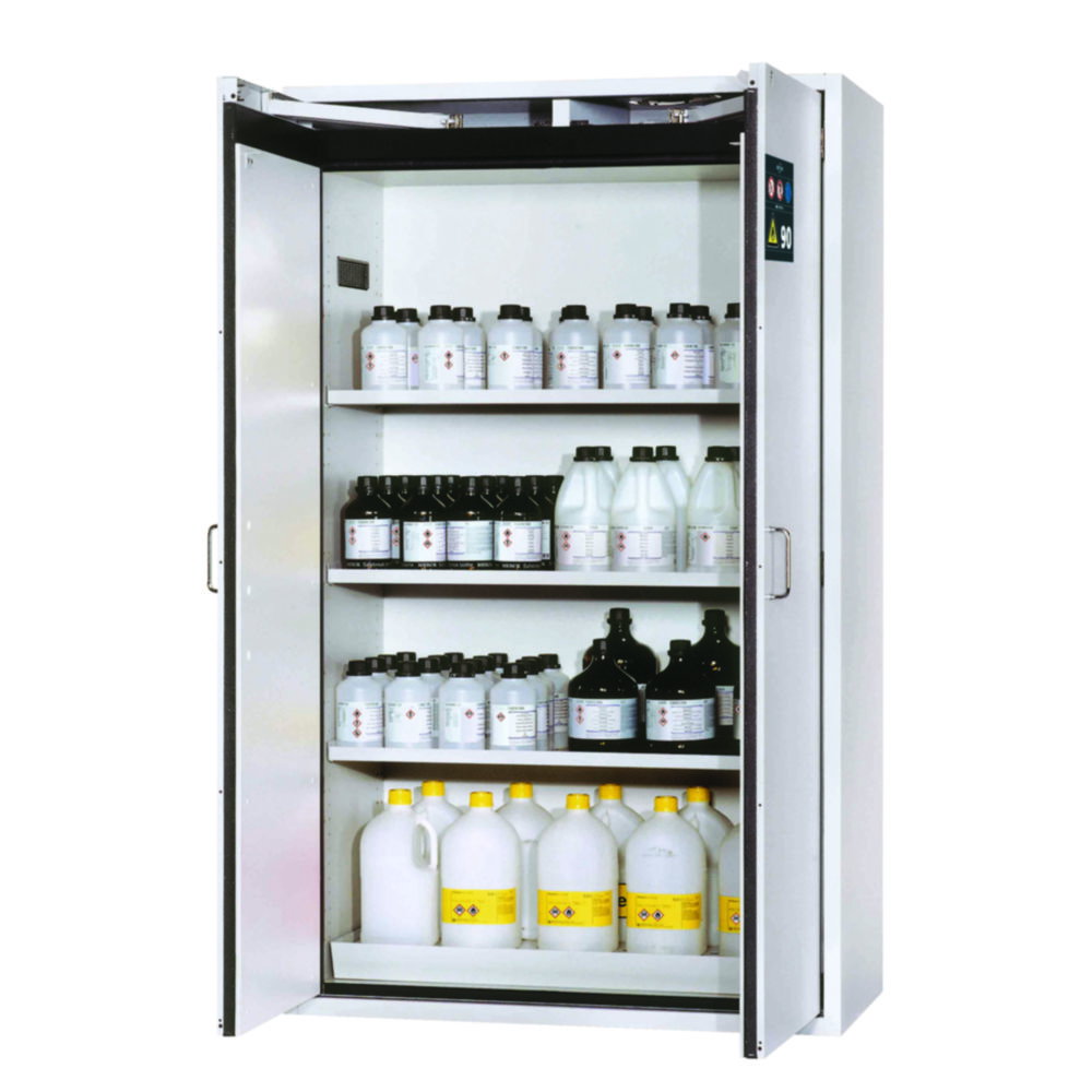 Sicherheitsschränke S-Classic-90 WD, 3 Fachböden, Lochblecheinsatz