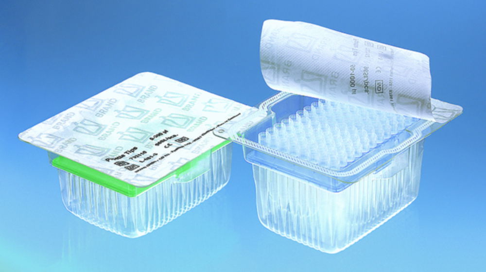 Наконечники для піпеток, штатив наконечників TipRack стерильний BIO-CERT®