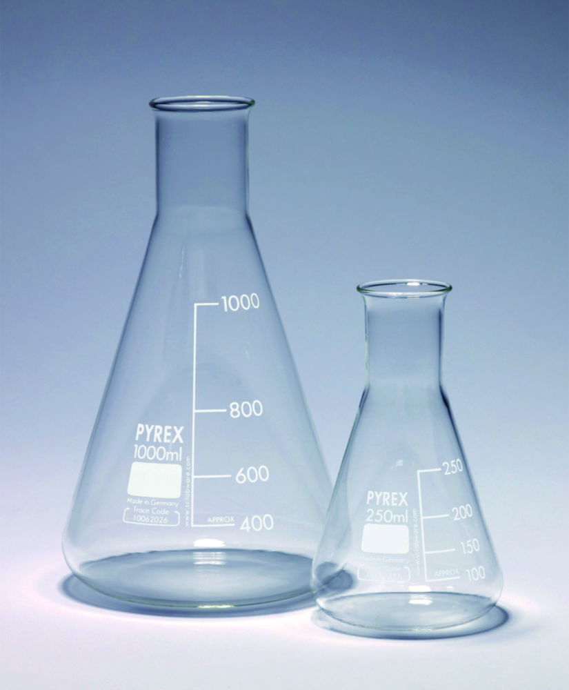 Конічні колби, Pyrex®, 85 мм, 18 мм