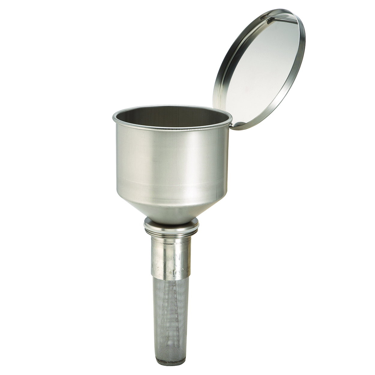 Safety funnel, stainless steel